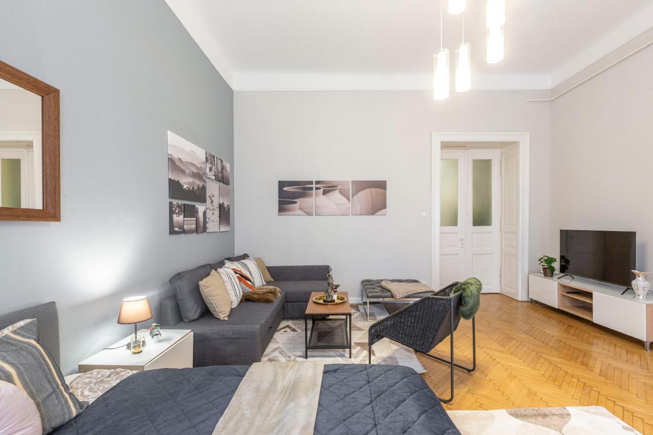 Spacious & Cozy Downtown Apartment With Balcony Будапеща Екстериор снимка